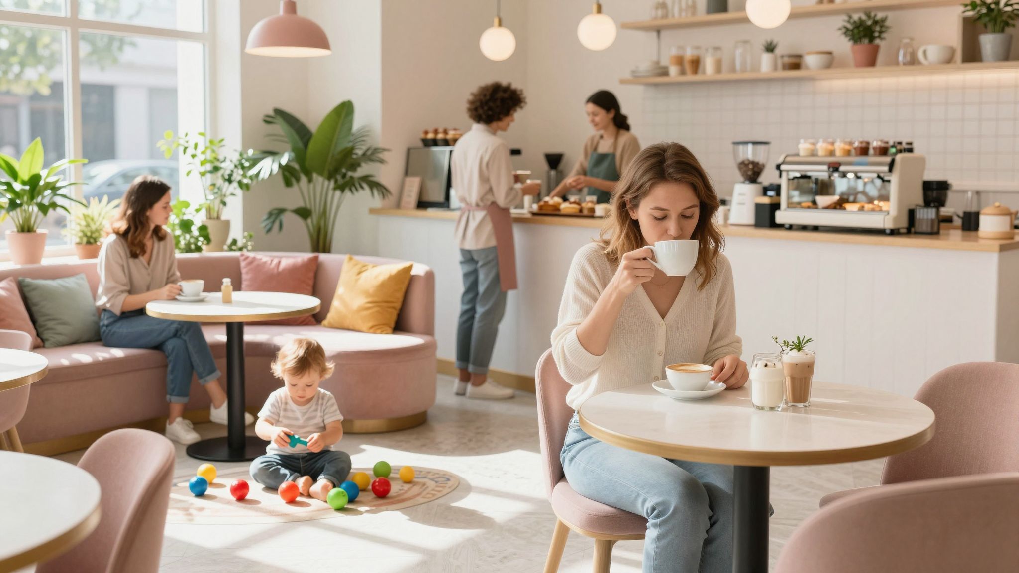Baba-mama kávézókban a közösség és a pihenés találkozik.