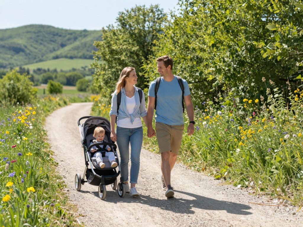 Babakocsival is bejárható túraútvonalak és családbarát kirándulóhelyek