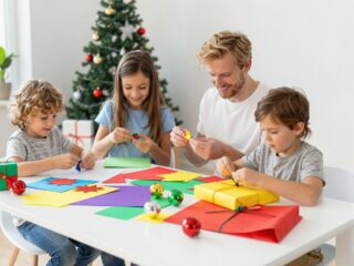 Csináld magad karácsonyi ajándékok és dekorációk gyerekekkel