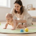 Erősödő nyakizmok: hogyan segítheted a babát a fejemelés gyakorlásában?