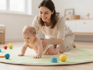 Erősödő nyakizmok: hogyan segítheted a babát a fejemelés gyakorlásában?