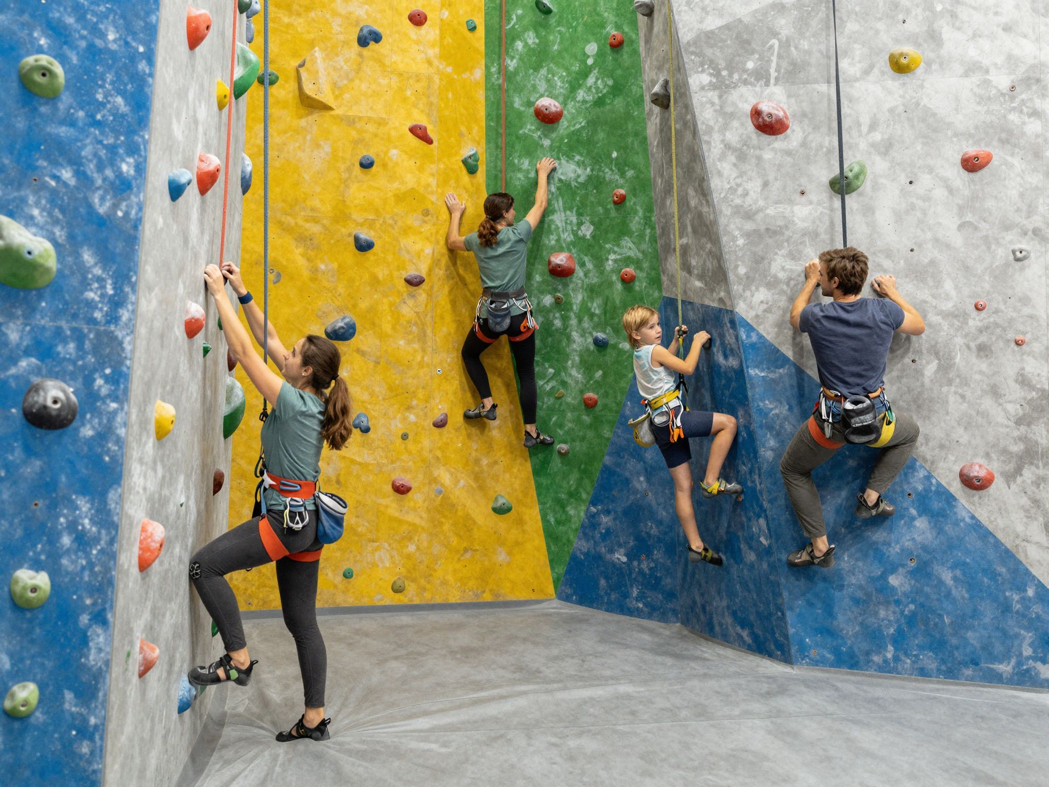 A mászóterem segít a sportkarrier kiépítésében és fejlődésében.