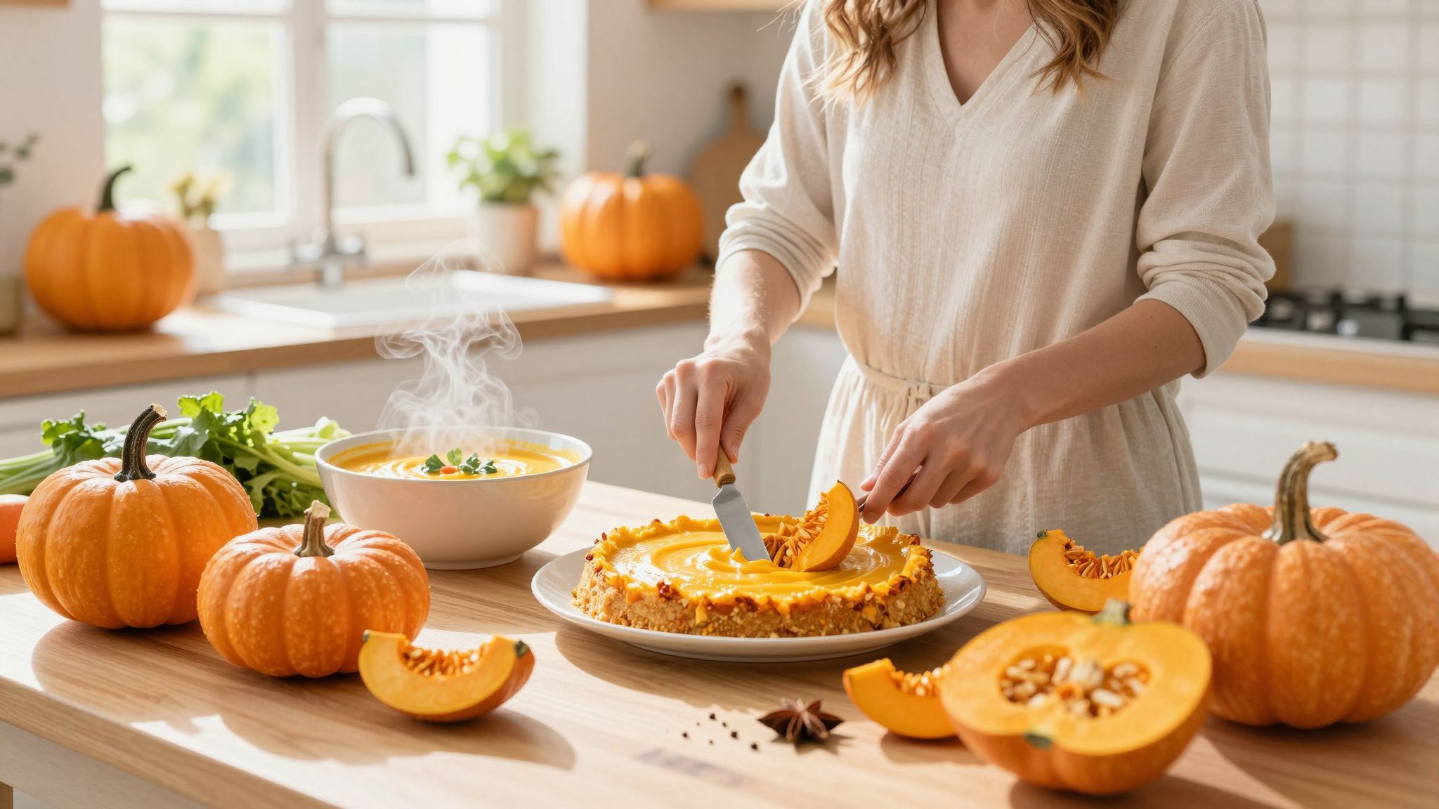 A sütőtök gazdag tápanyagokban, segíti az immunrendszert.