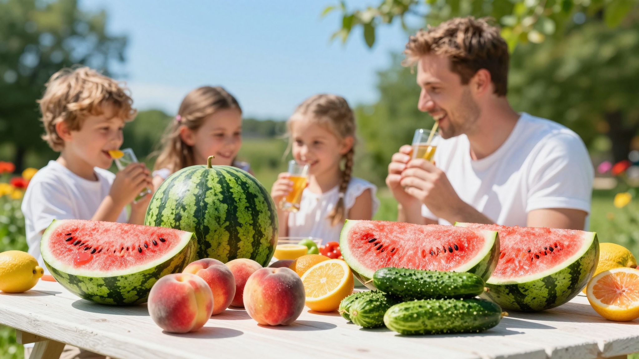 A dinnye 92%-ban vízből áll, frissítő hatású!