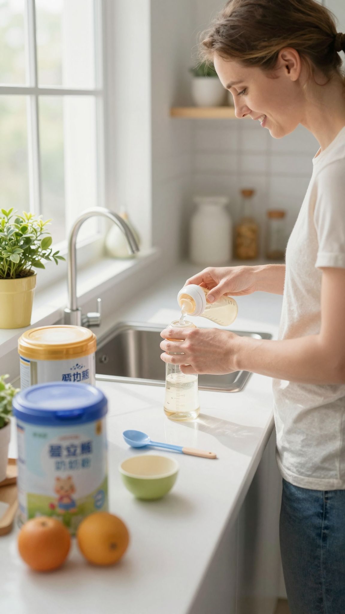 Mindig friss víz használata a tápszerhez elengedhetetlen!