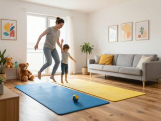 Hogyan biztosítsd a gyerek napi mozgásigényét akár egy kis lakásban is?