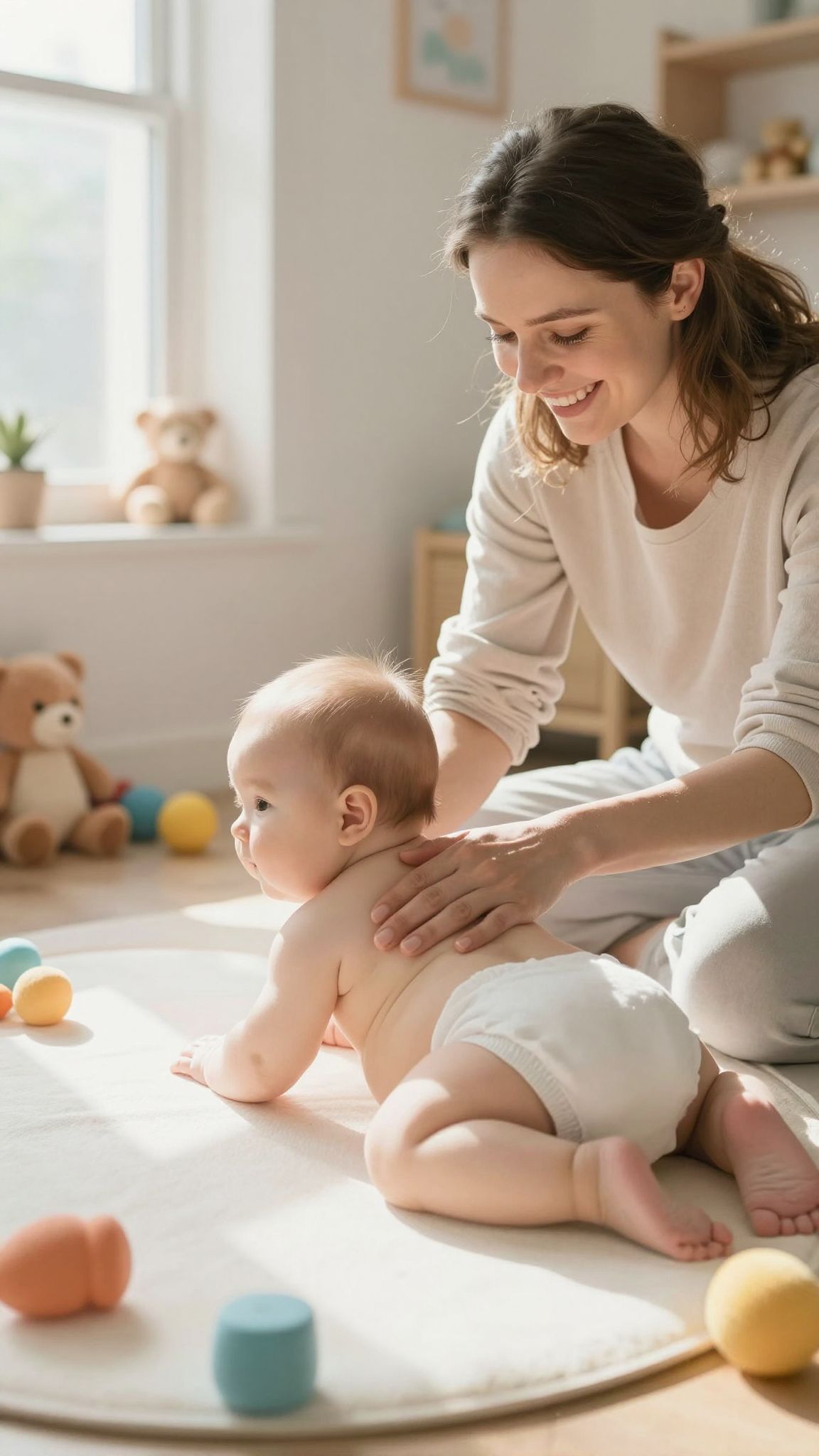 A babamasszázs segíti a szülői kötődés erősítését.