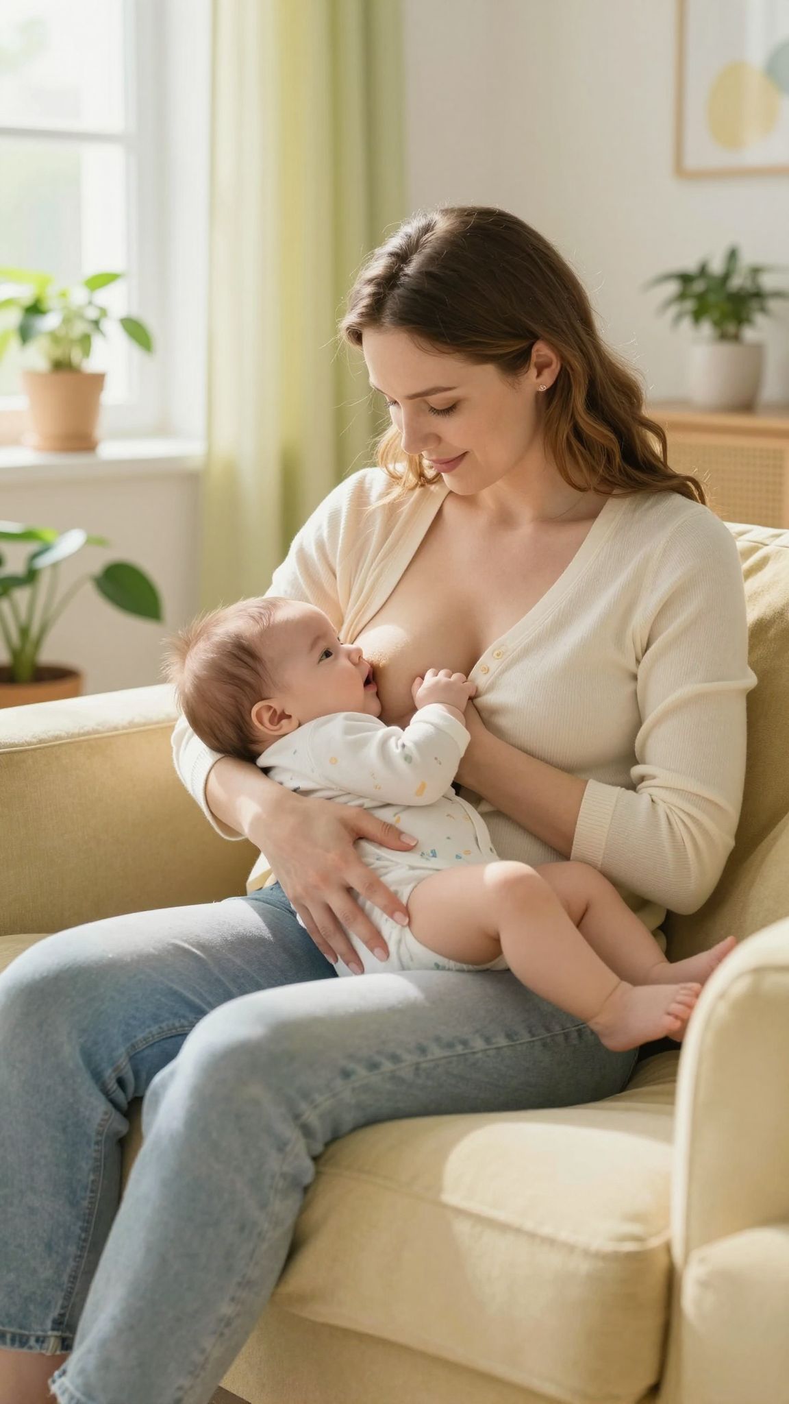 A szoptatás erősíti a baba immunrendszerét a hosszú távon.