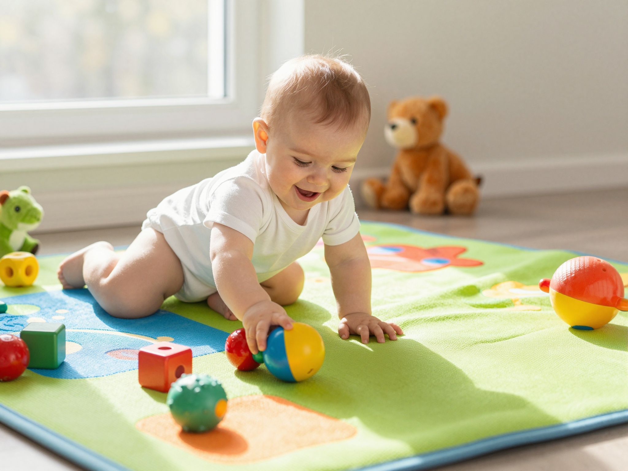 Válassz textúrákat és színeket a babád érzékszervi fejlődéséhez!