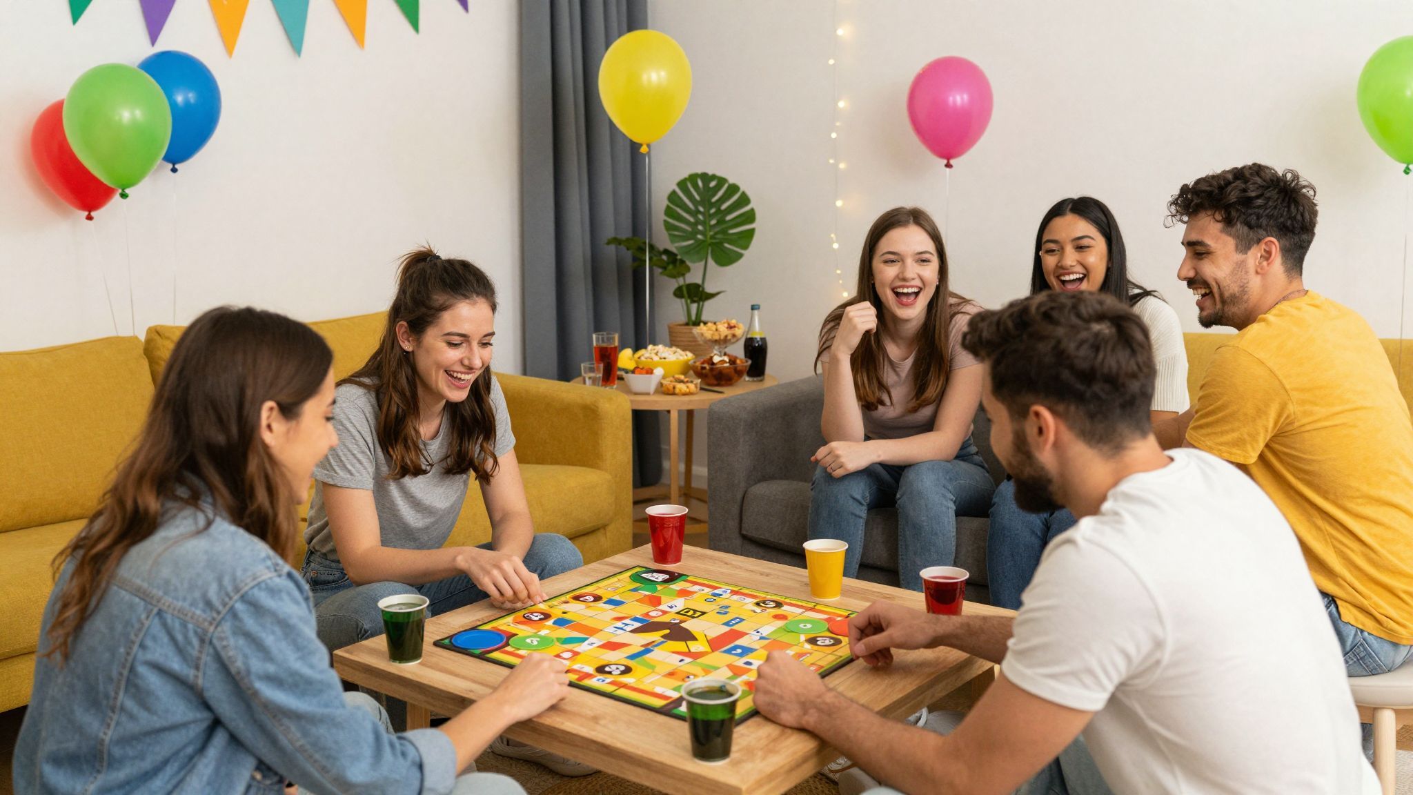 A társasjátékok népszerűsége növekszik a házibulikon.