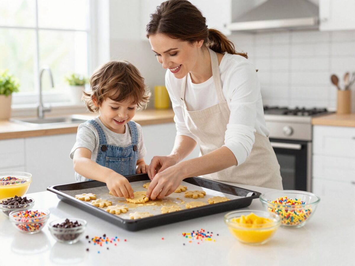 Közös sütés a gyerekkel: egyszerű és finom kekszek minden alkalomra