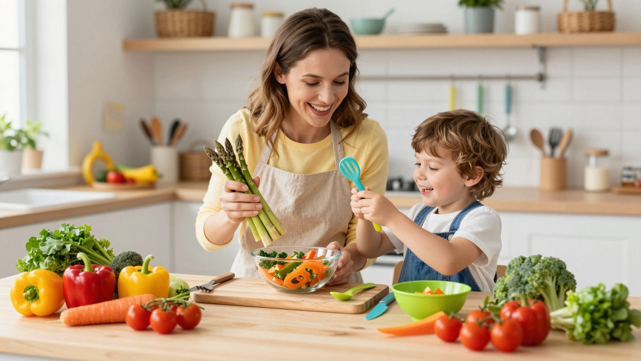 Színes zöldségekkel játszd meg a pici ízlelőbimbóit!