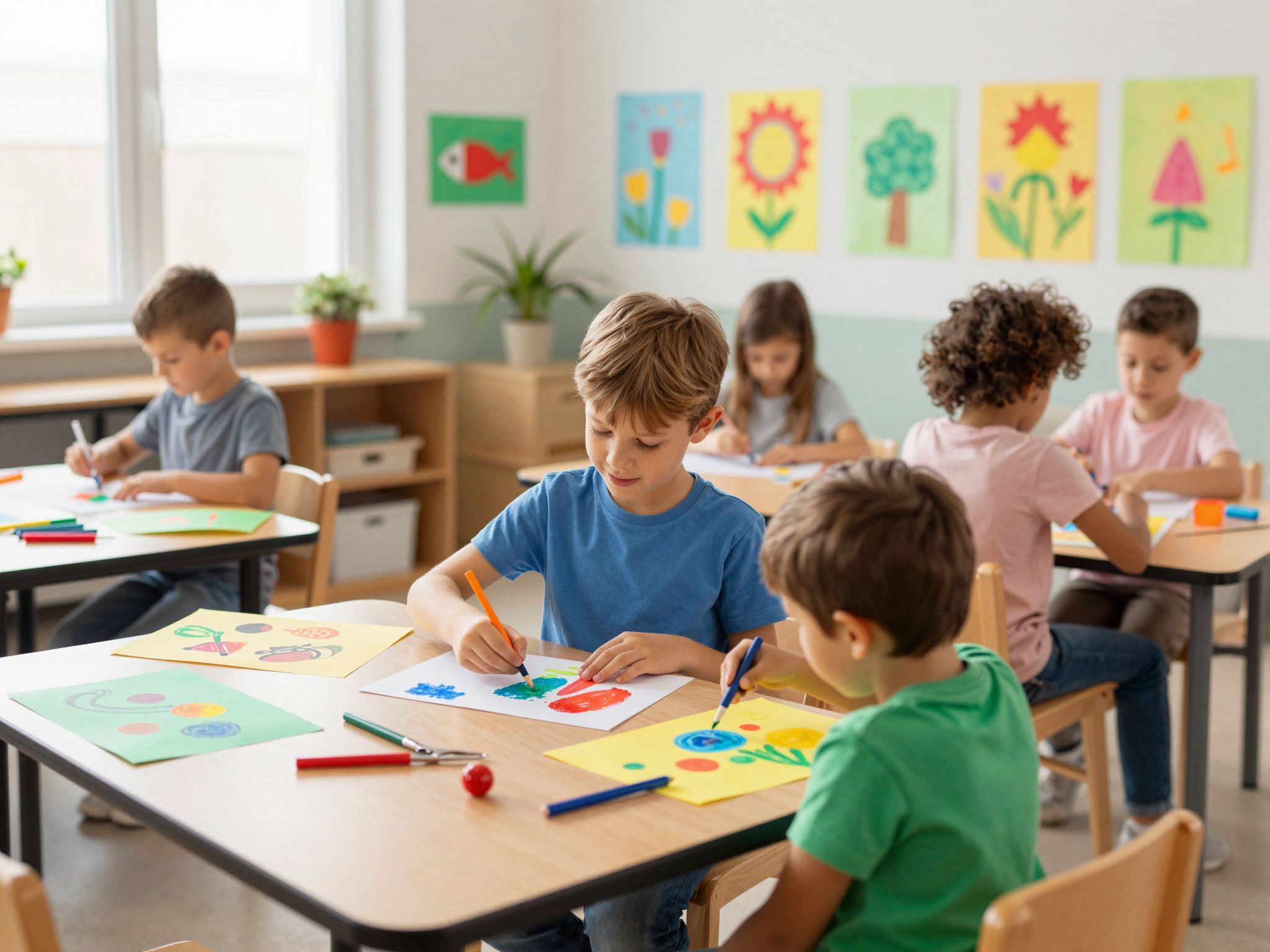 A művészetek fejlesztik a gyerekek kreatív és motoros készségeit.