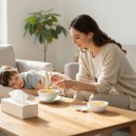 Megfázás az első hetekben: biztonságos otthoni segítség és riasztó jelek