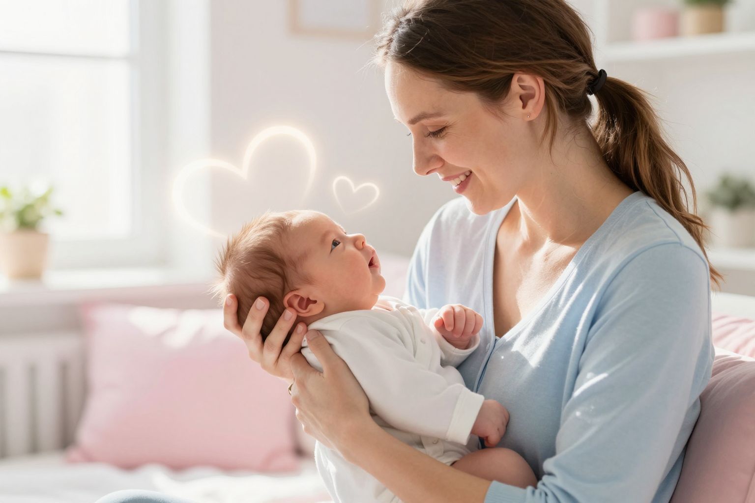 Az oxitocin nemcsak a kötődést, hanem a stressz csökkentését is segíti.