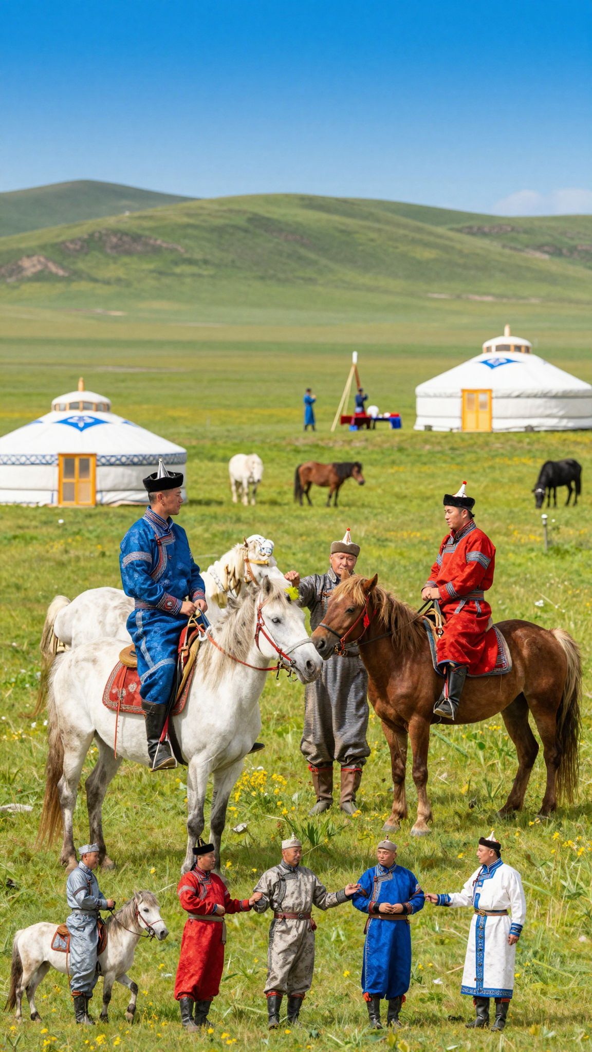 Mongóliában a ló a családi élet középpontja.
