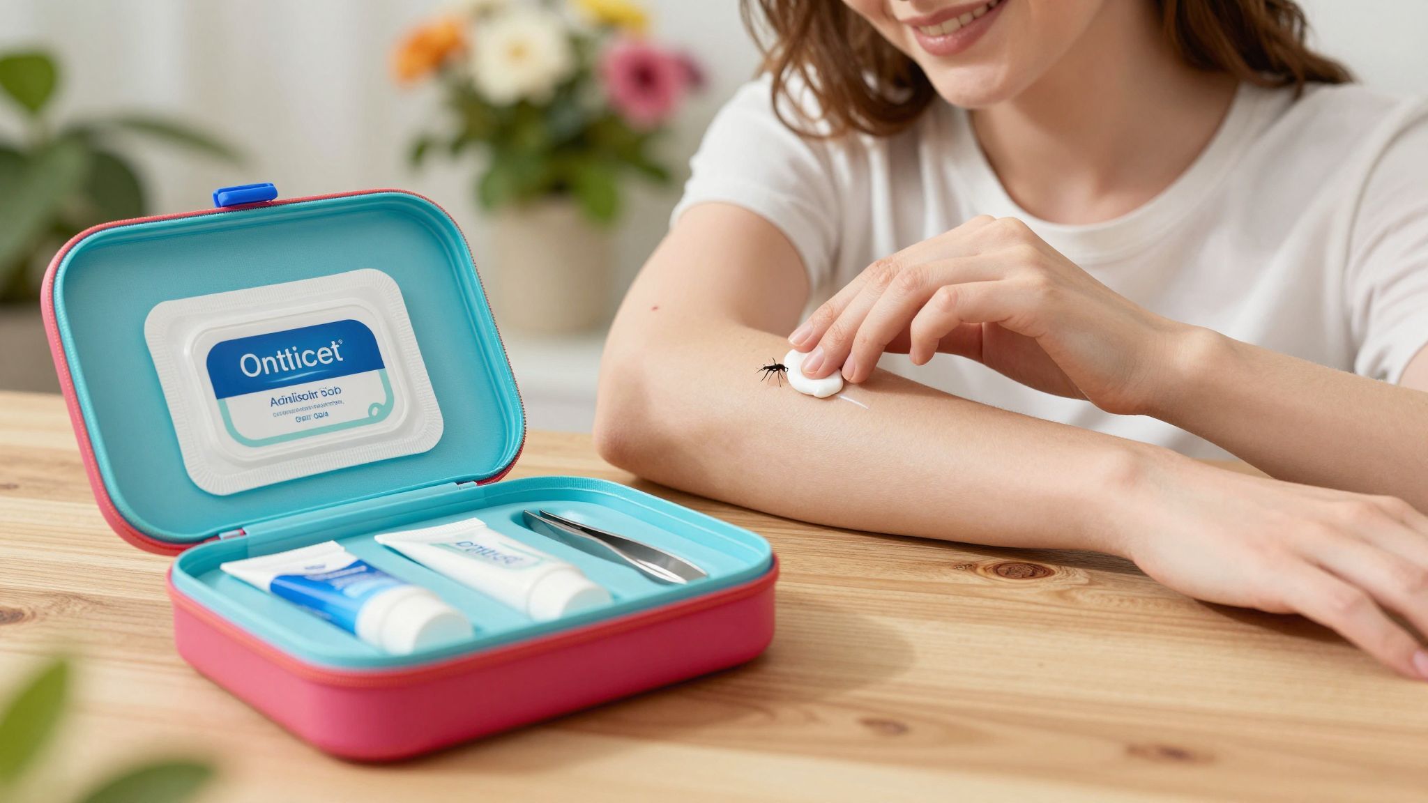 A házi patika elengedhetetlen a rovarcsípések kezeléséhez.