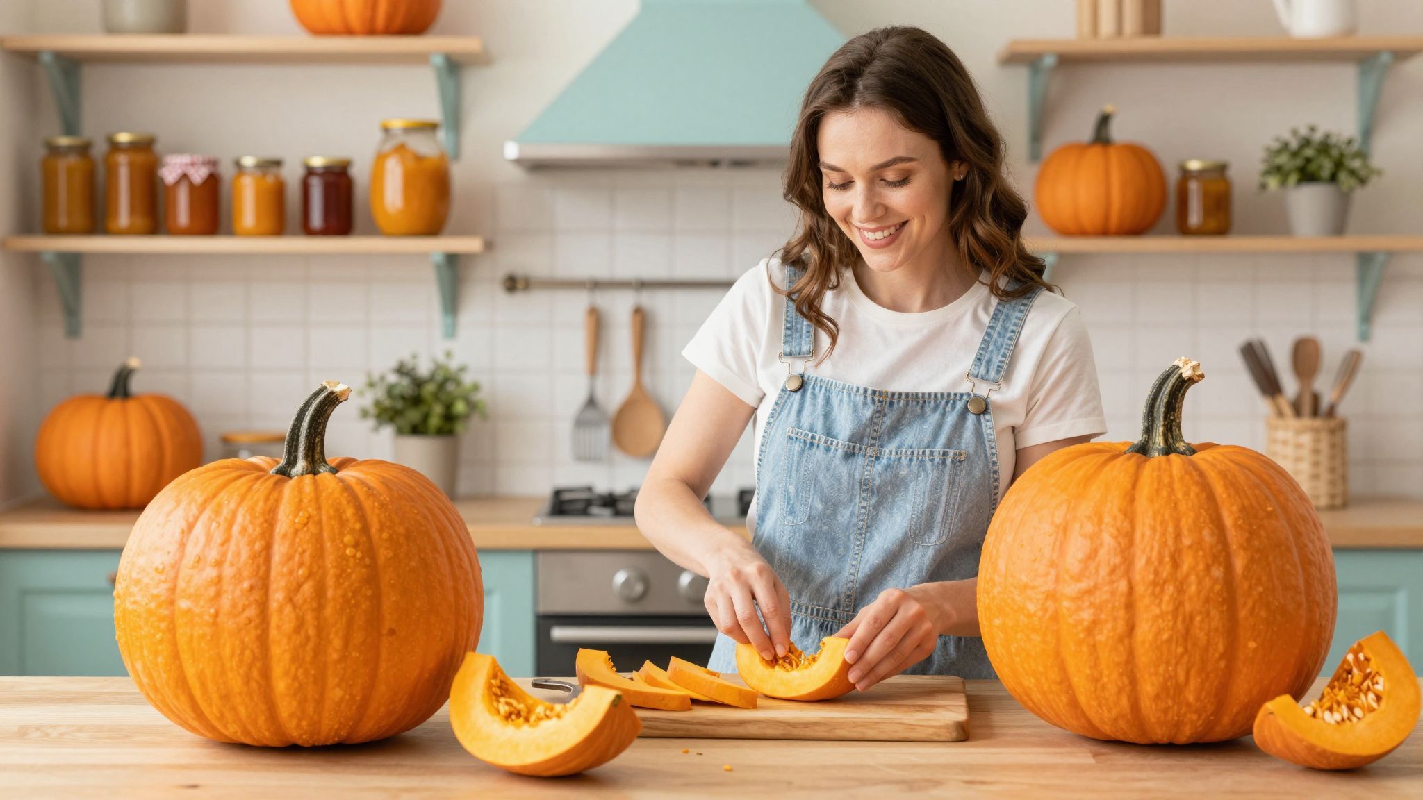 Sütőtököt hűvös, száraz helyen tároljuk hónapokig.