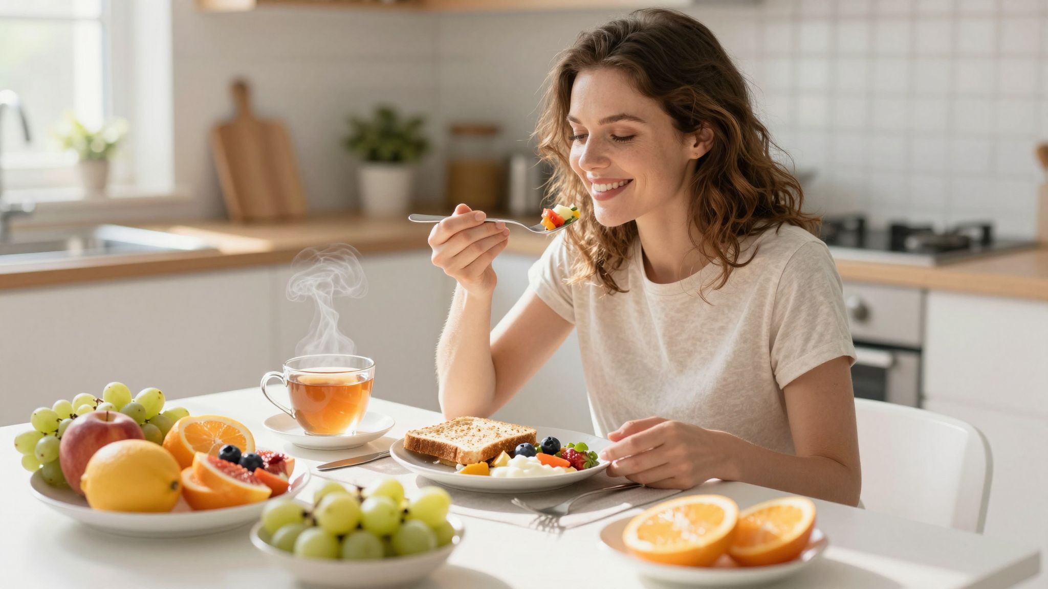 A reggeli fehérje segít stabilizálni a vércukorszintet.