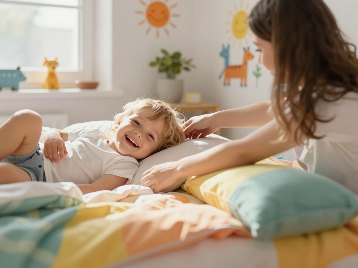 Reggeli rutin kialakítása: ébresztő mondókák, amiktől mosolyogva kel a gyerek