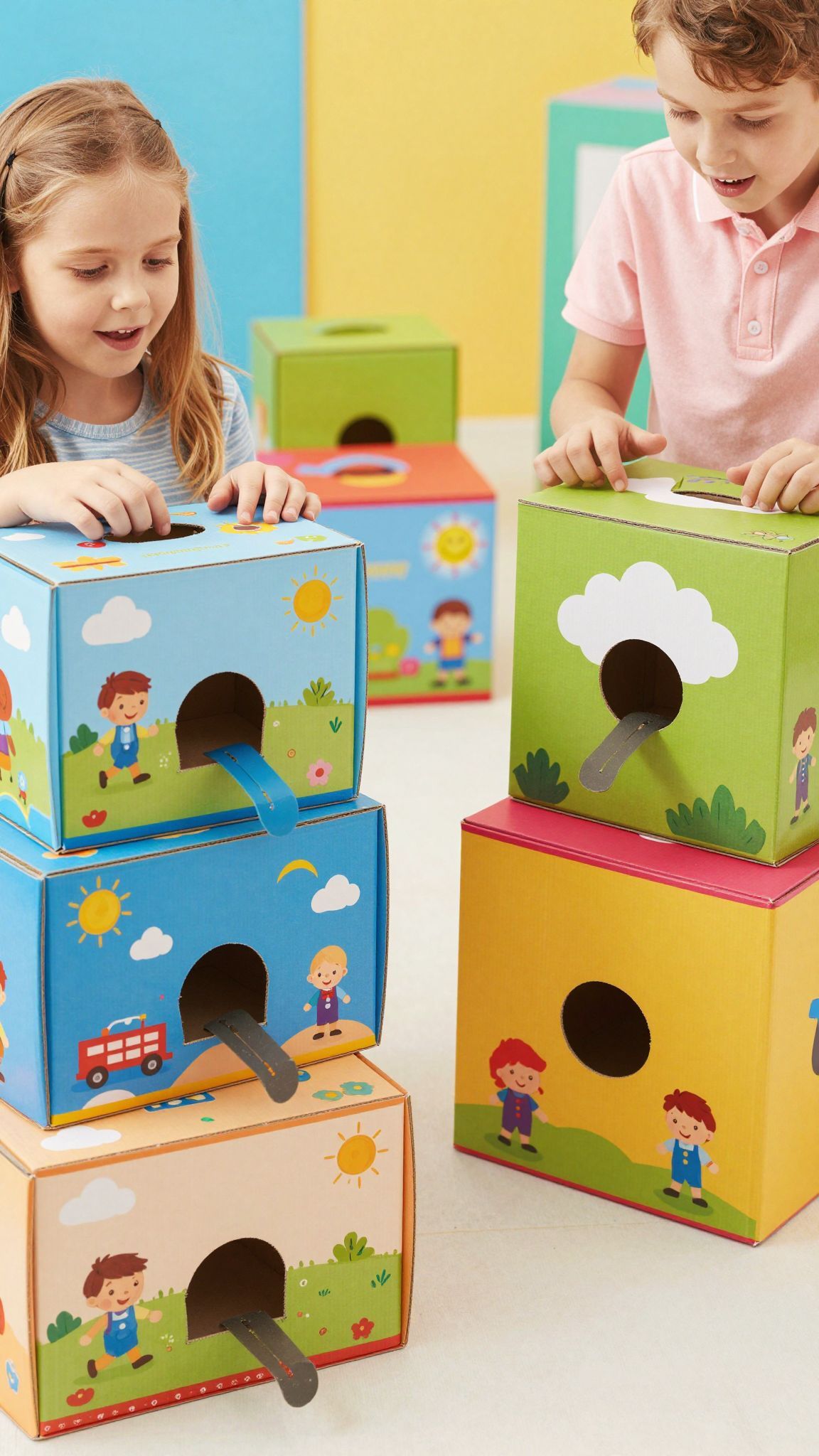 A dobozok oldala rejtett információkat tartalmaz a tartalomról.