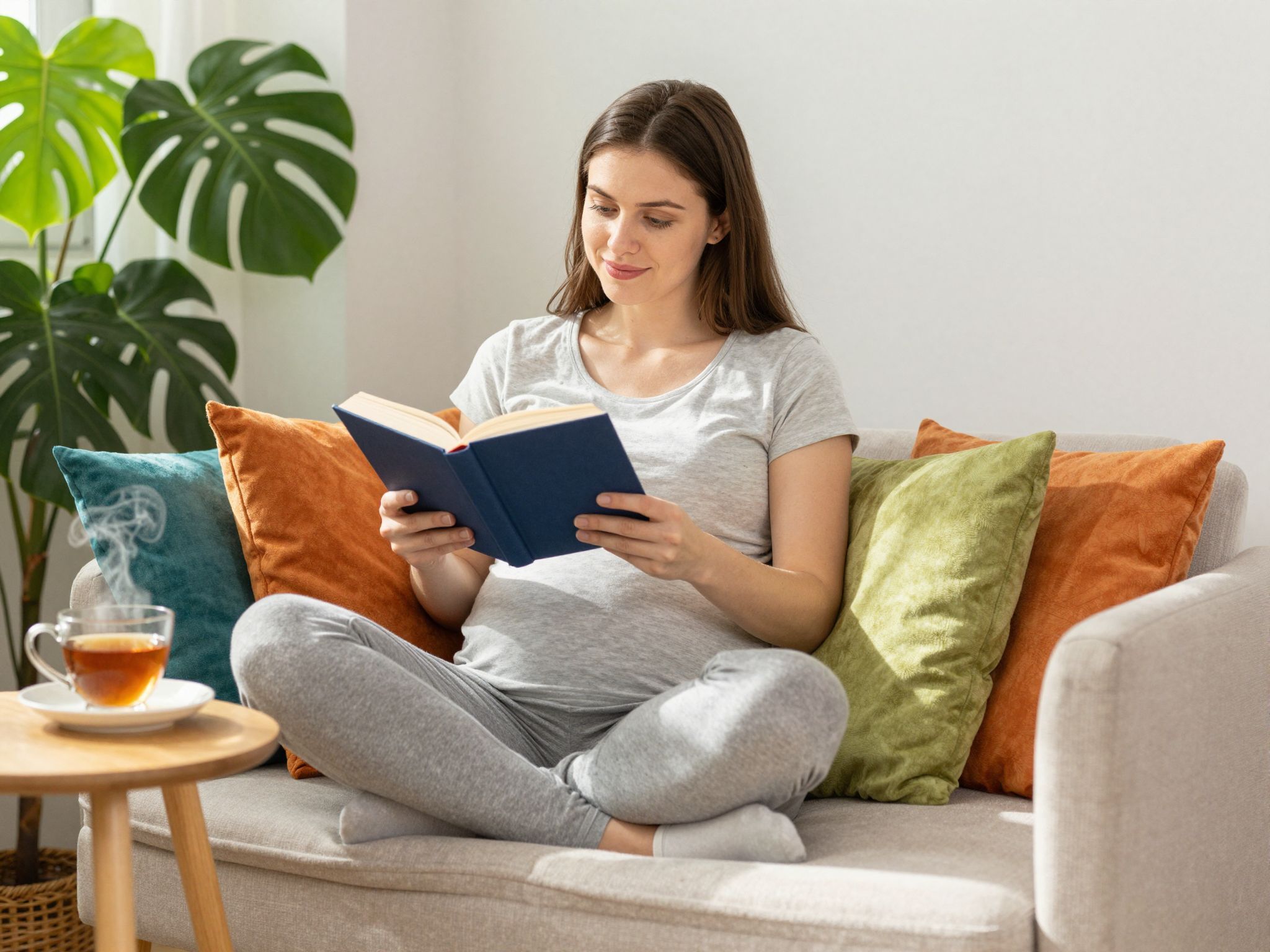 Az olvasás segíti a mentális egészség megőrzését várandósan.