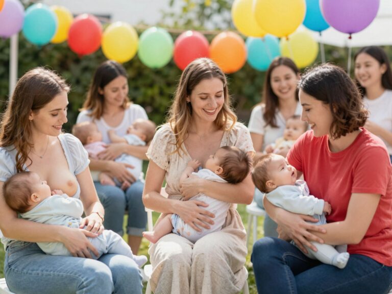Szoptatás ünnepe és üzenete: támogatás, közösség, információ