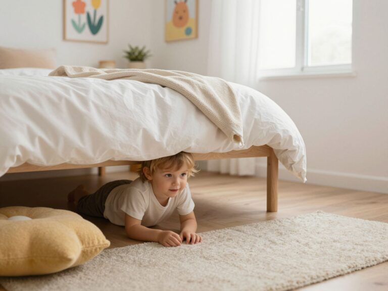 Szörnyek az ágy alatt: hatékony és szeretetteljes módszerek a sötéttől való félelem ellen