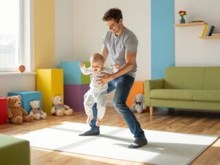 Táncolj a babáddal: hogyan segíti a mozgásfejlődést a közös ringatózás?