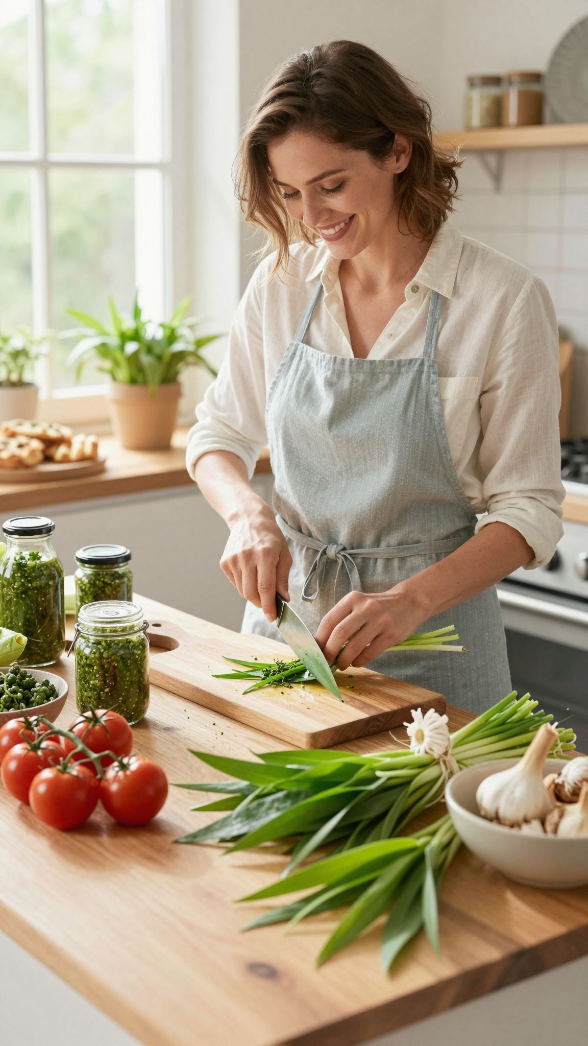 A friss medvehagyma tartósítása szuper ízélményt nyújt télen.