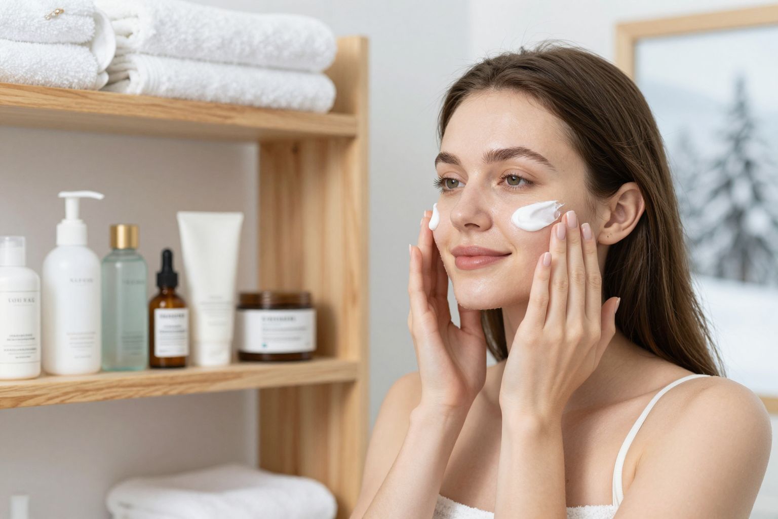 Télen a hidratálás kulcsfontosságú az ekcéma megelőzésében.