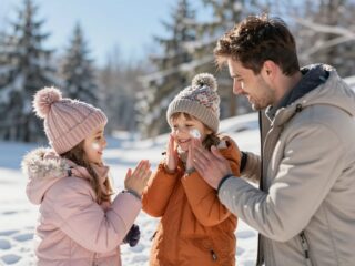 Téli bőrvédelem gyerekeknek és felnőtteknek: a legjobb krémek és praktikák