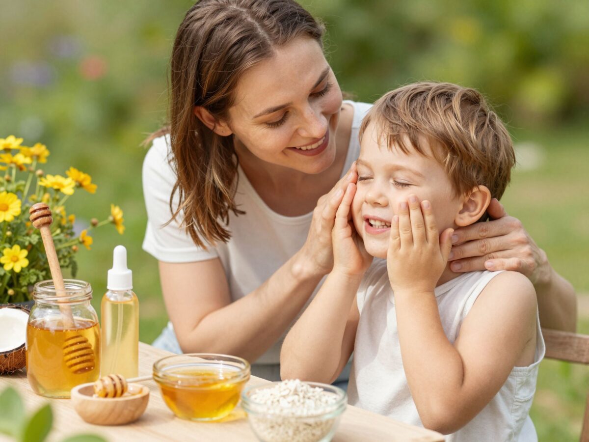 Természetes bőrápolás gyerekeknek: tippek és házi praktikák érzékeny bőrre