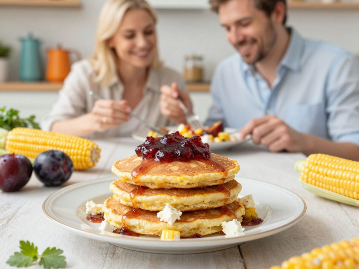 Unod a lekvárosat? Próbáld ki ezt a villámgyors kukoricás-fetás palacsintát!