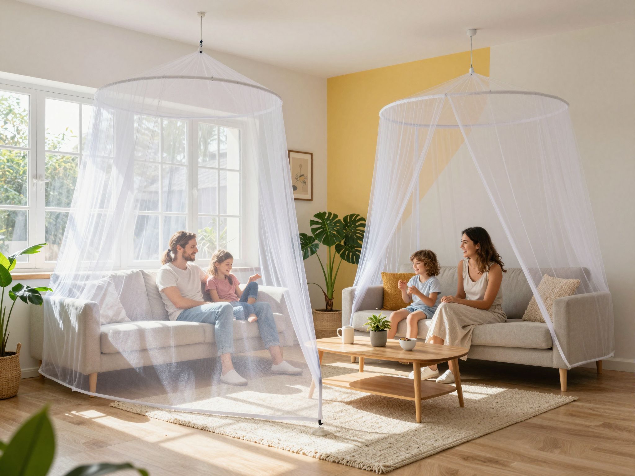 A fizikai gátak hatékonyan csökkentik a szúnyogok behatolását.