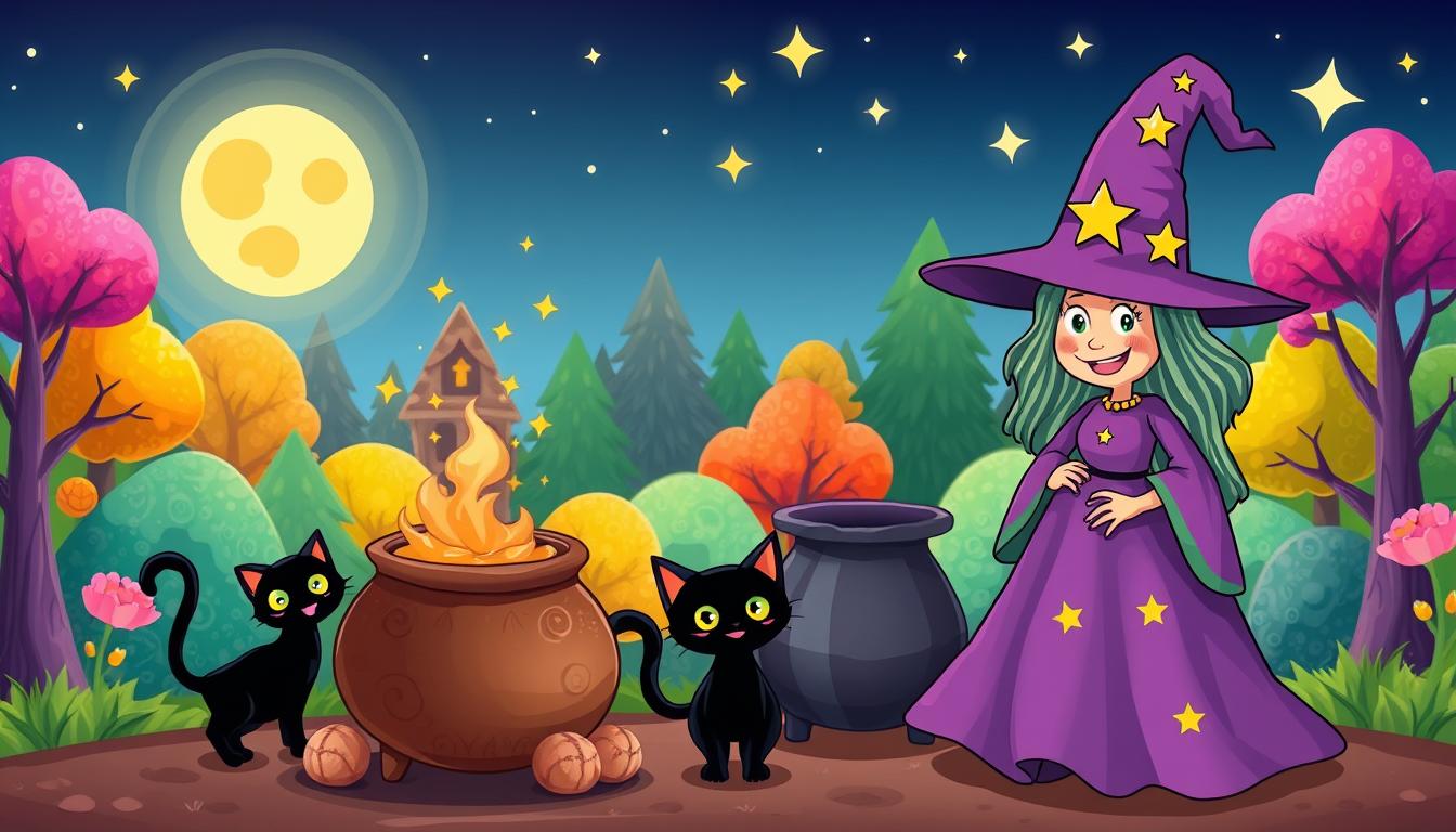 boszorkány rajzok gyerekeknek