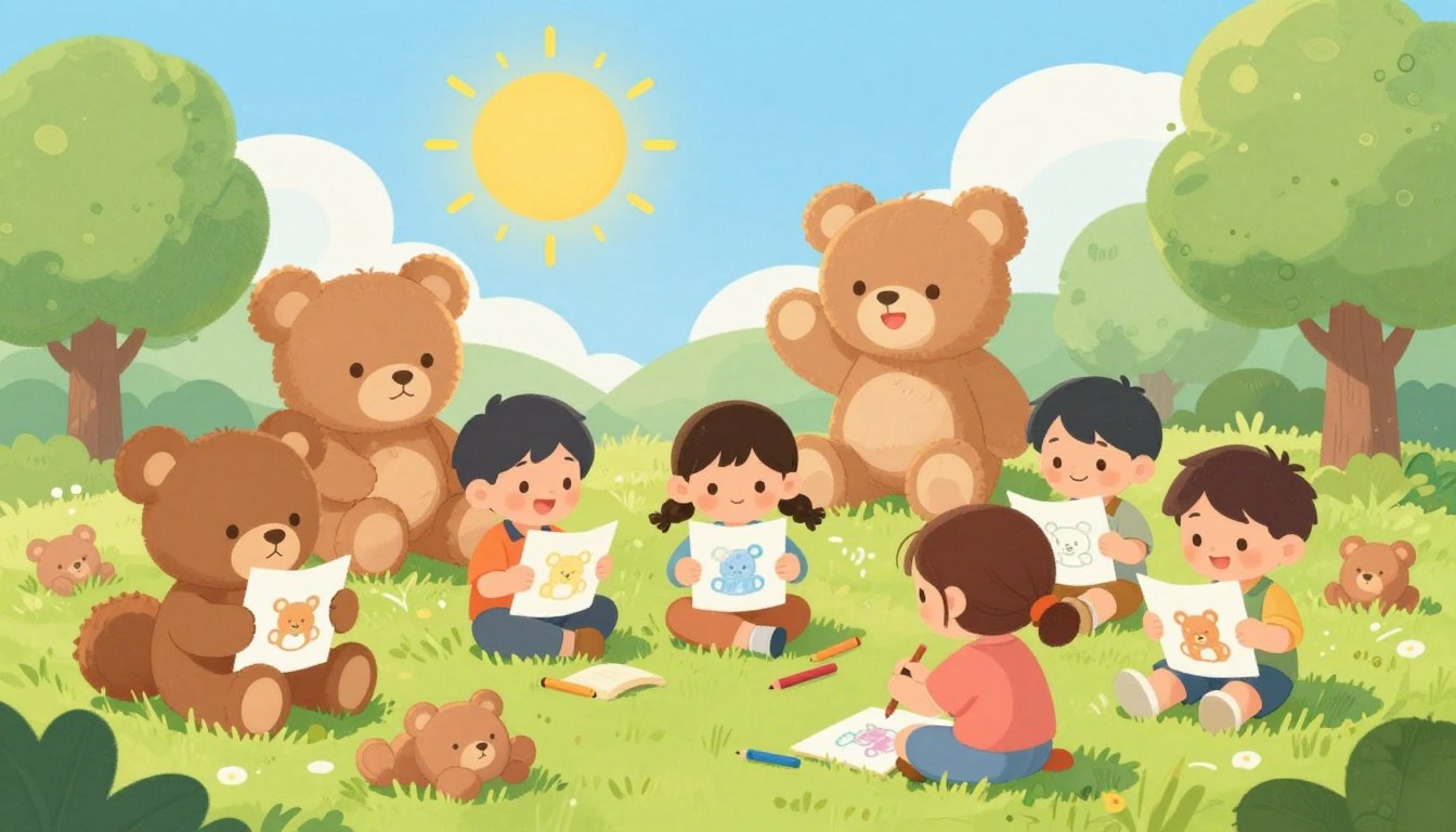 gyerekek maci rajzok