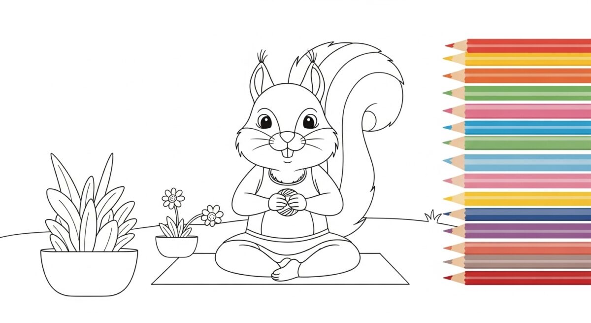 Legjobb mókusos színezők gyerekeknek