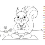 Legjobb mókusos színezők gyerekeknek