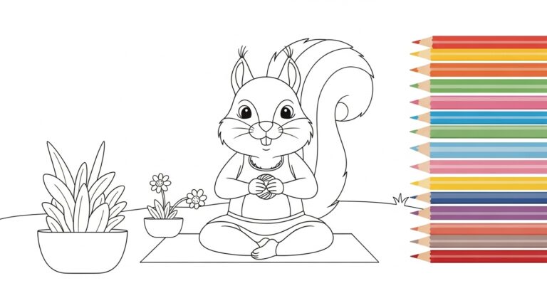 Legjobb mókusos színezők gyerekeknek