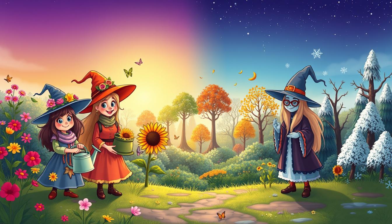 évszakok boszorkány rajzok