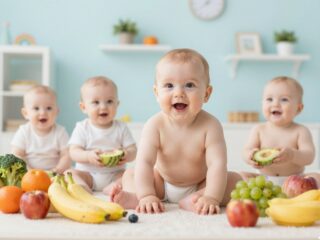 A babák súlyfejlődése és táplálkozása hónapról hónapra