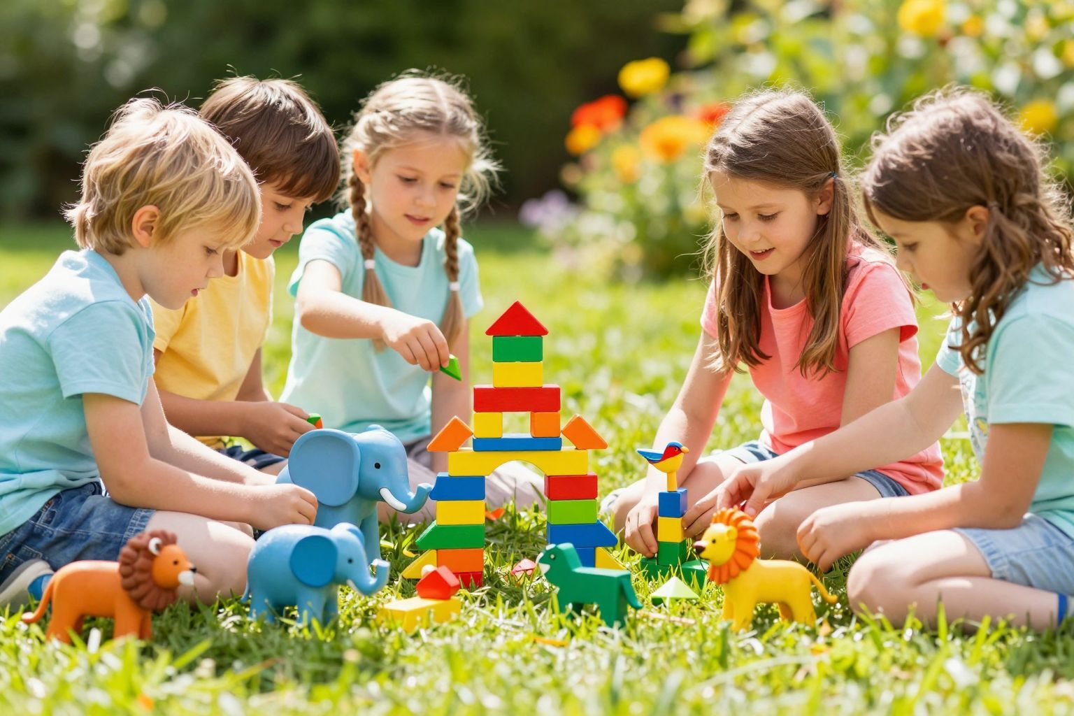 Az építési folyamat serkenti a gyerekek finommotorikáját.