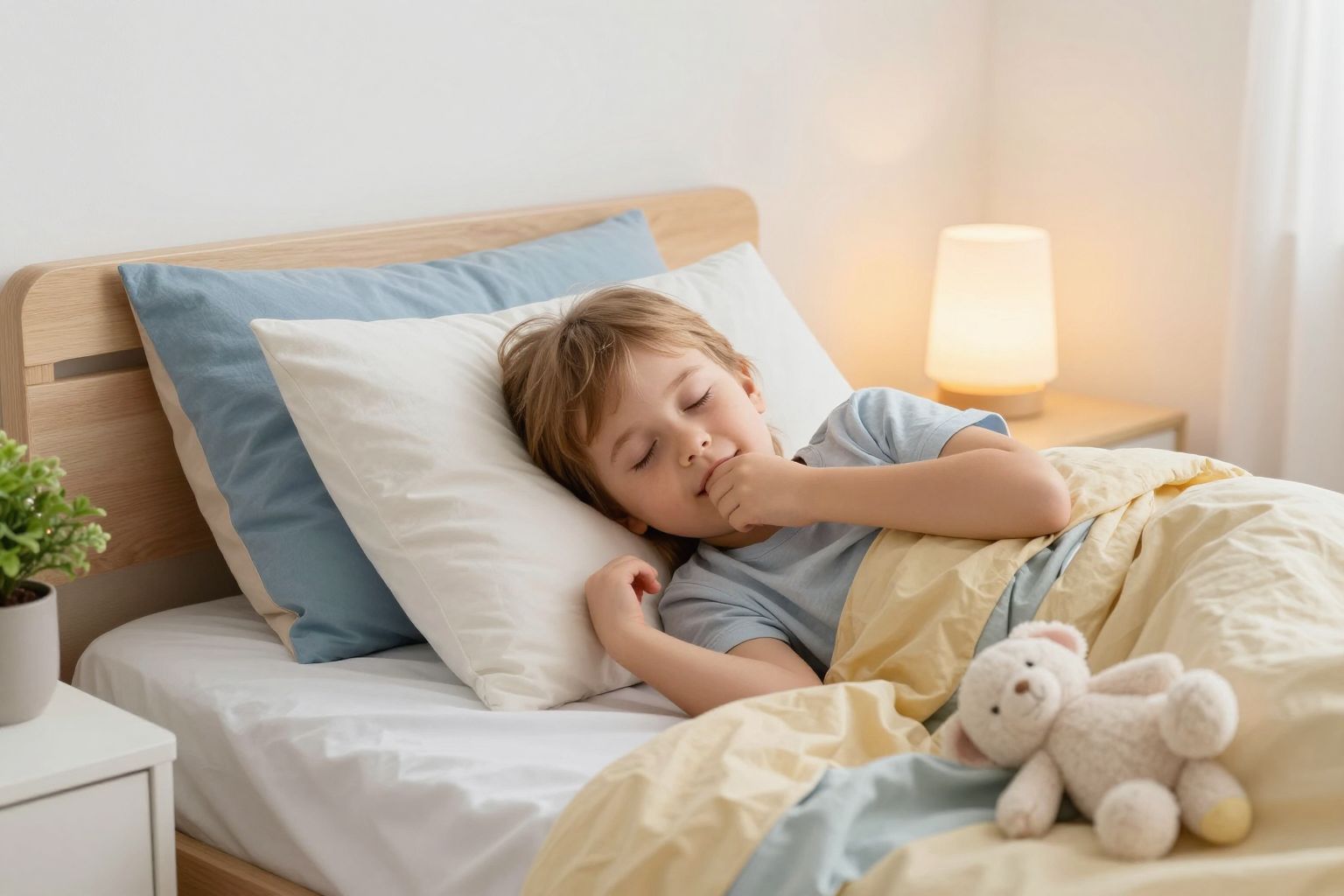 Az oldalra fekvés csökkentheti a köhögést alvás közben.