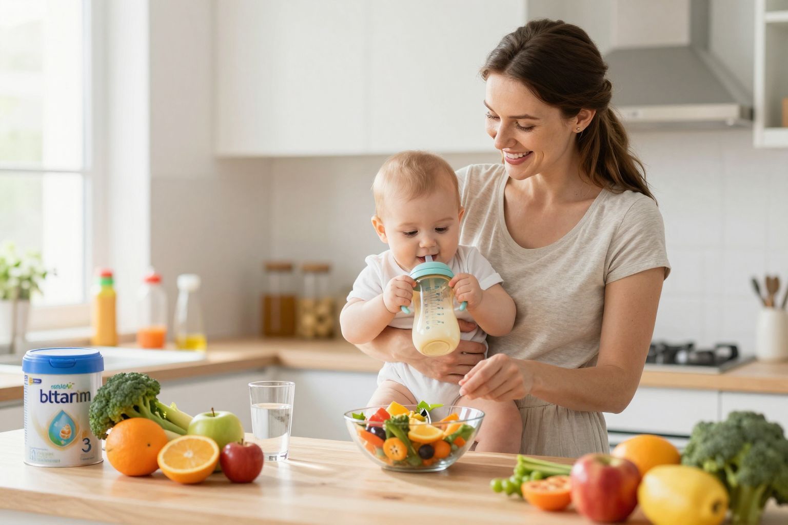 A megfelelő folyadékpótlás elengedhetetlen a babák fejlődéséhez.