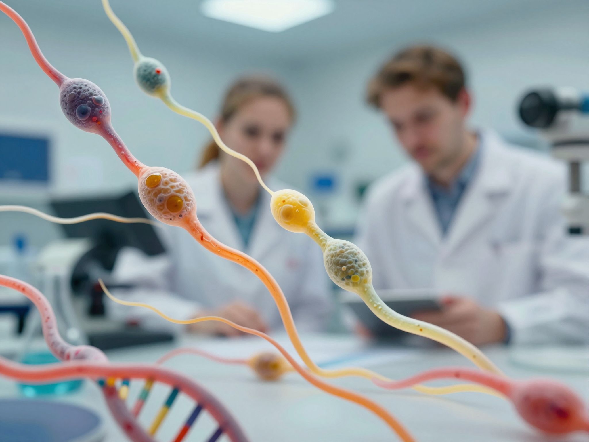 A duplafarok spermiumok gyakran csökkent termékenységet mutatnak.