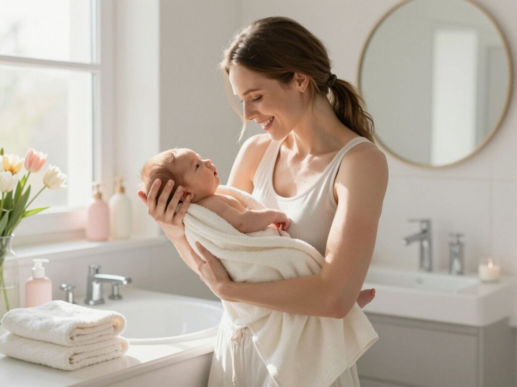 A gyermekágyi időszak higiéniája: a szülés utáni fürdés szabályai és tanácsai