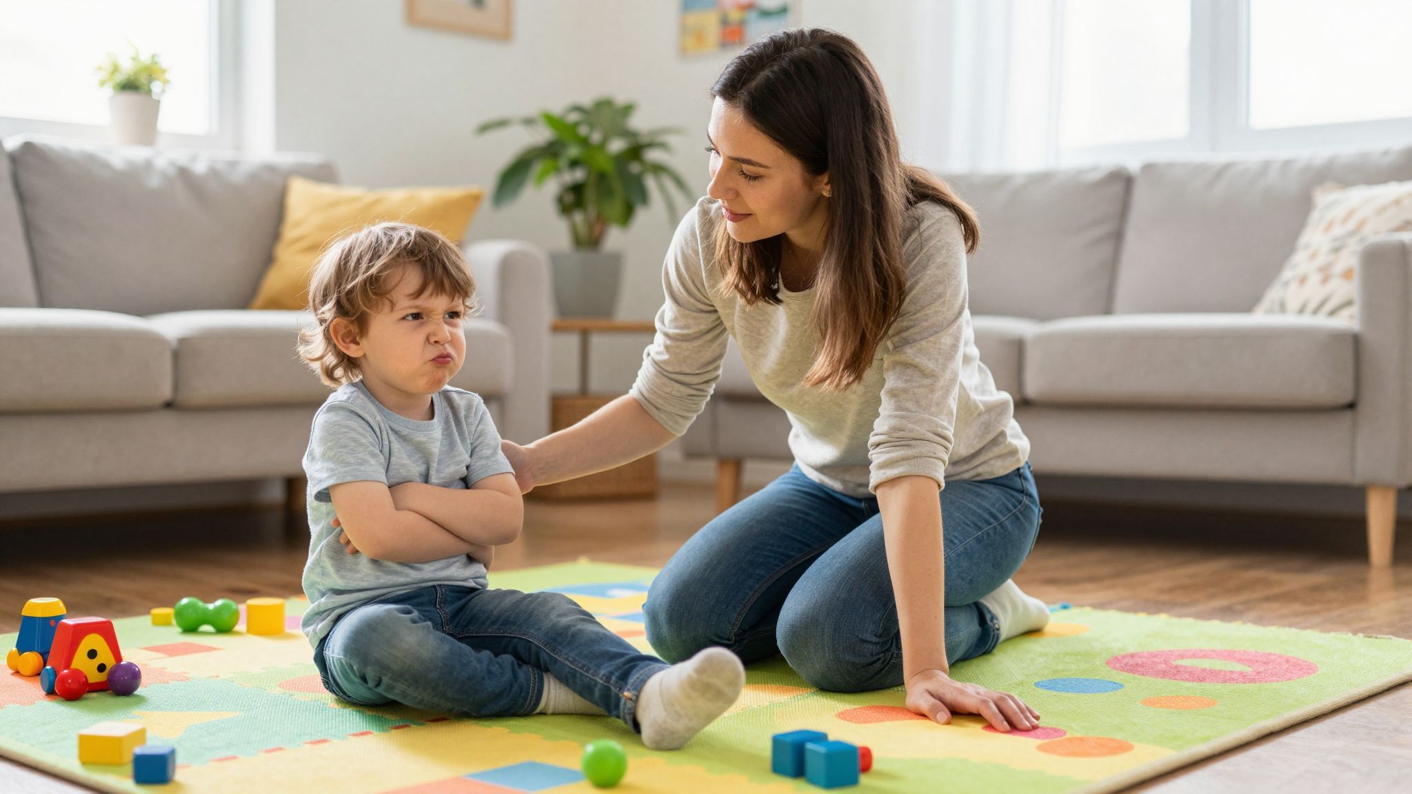 A következetes határok segítik a gyermek biztonságát.