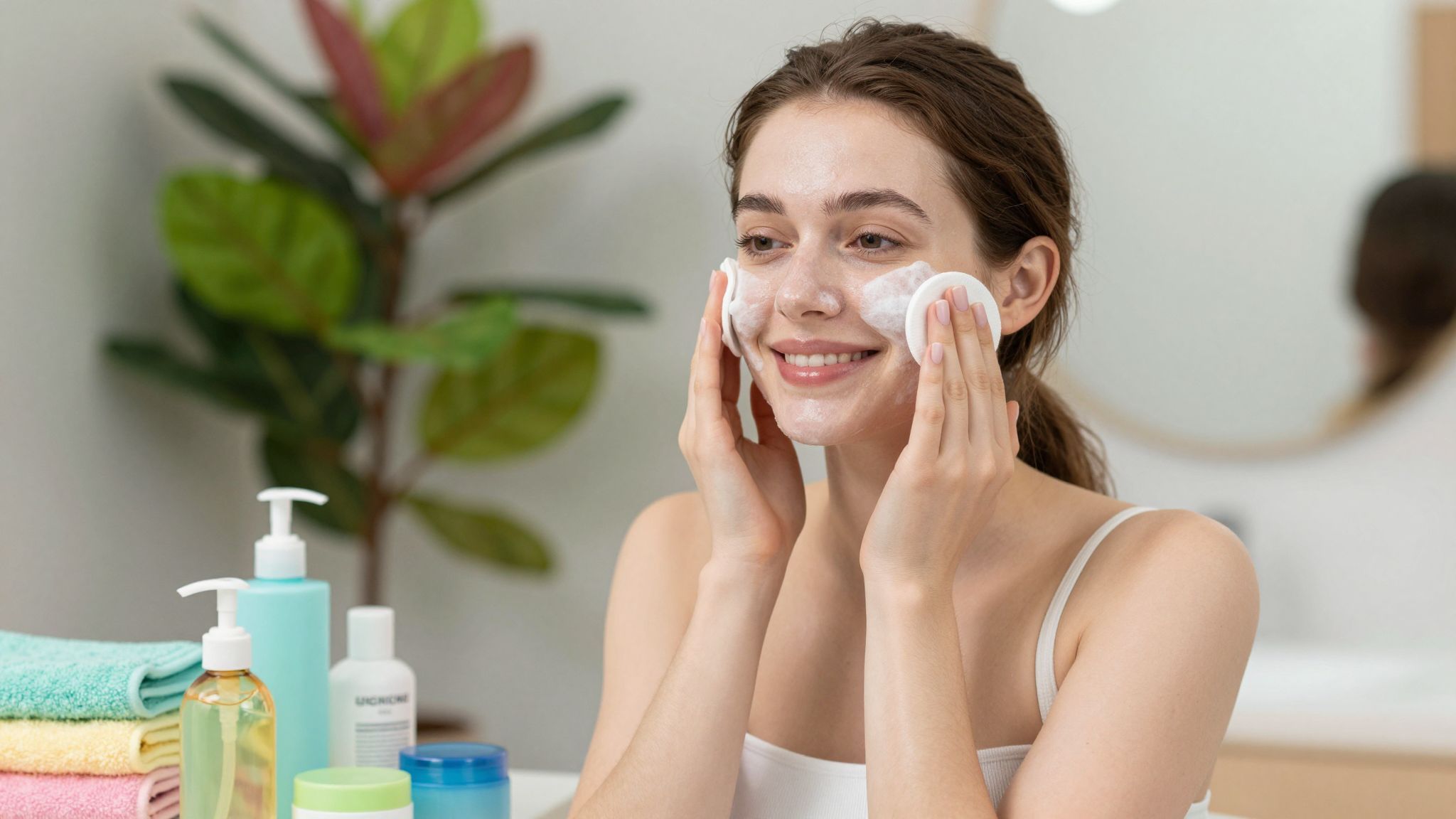 A micellás víz hatékonyan távolítja el a sminket.