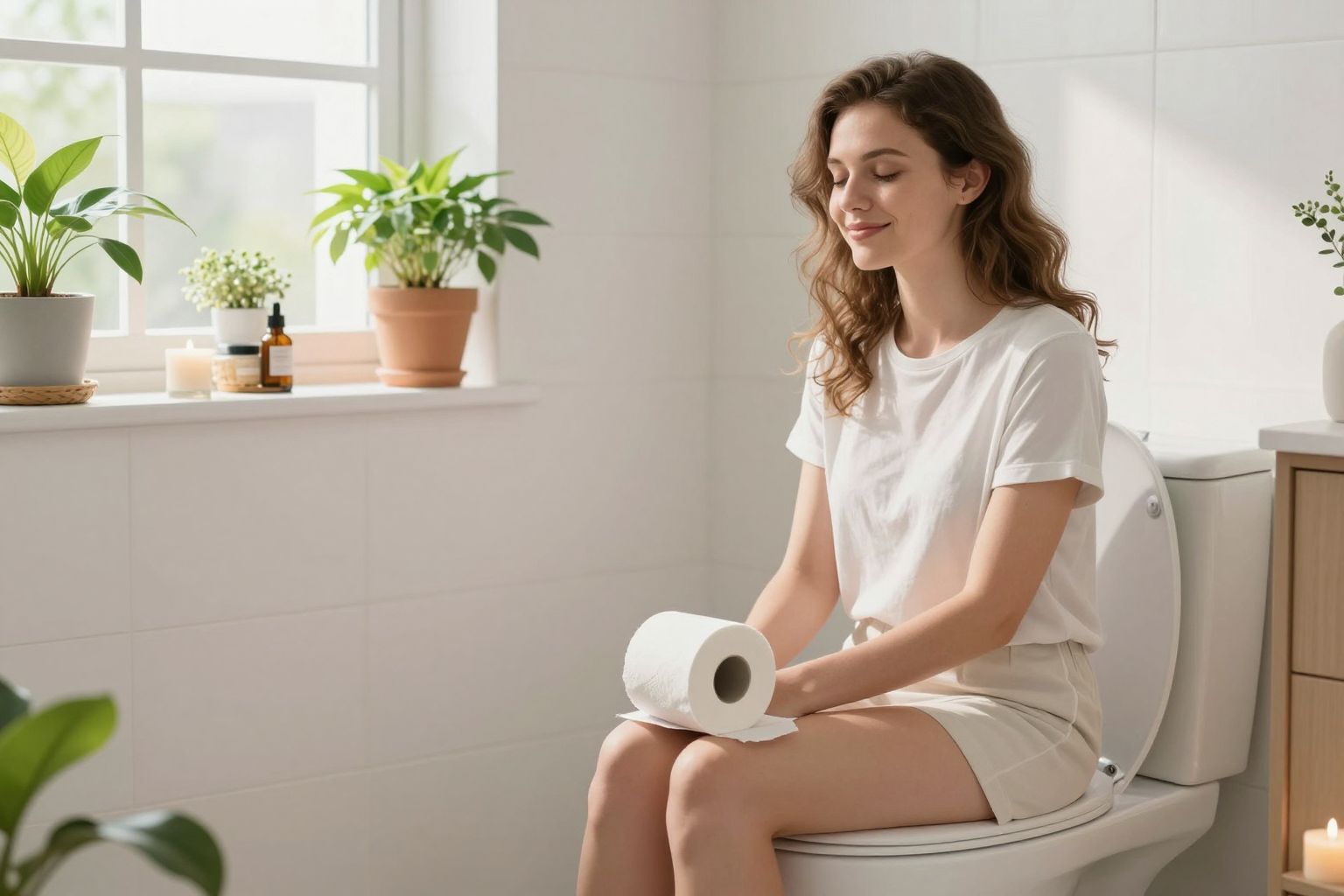 A toalett-használat során mindig figyelj a helyes testtartásra!